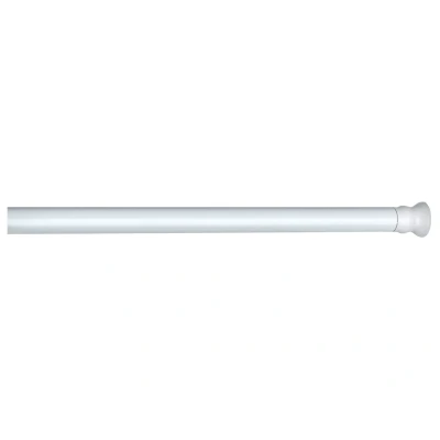 Afbeelding van WENKO Klemroede Extra dik wit Telescoopstang voor douchegordijnen, breedte 110 245 cm
