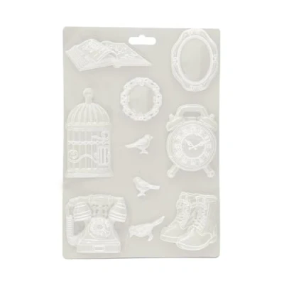 Afbeelding van Stamperia K3PTA4581 Soft Mould A4, gesorteerd, één maat