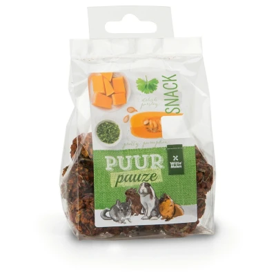 Afbeelding van Witte Molen Knaagdierensnack Knaagdier Puur Pauze Groentenbal Peterselie &amp; Pompoen 100gr Tray 1st