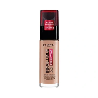 Afbeelding van L&#039;Oréal Paris Infaillible 32H Fresh WEAR Makeup Foundation, Dames, Maat: 30 ml, 60 rose ivory