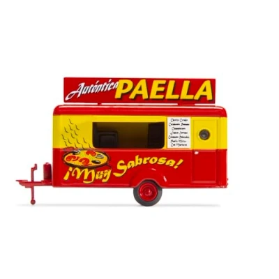 Afbeelding van Limajunior Paella Trailer modelbouwsets, hobbybouwspeelgoed voor kinderen, modelverf en accessoires