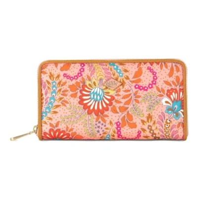 Afbeelding van Oilily Zoey Portemonnee Dames Ritssluiting Roze One Size
