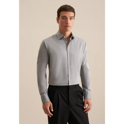 Afbeelding van Seidensticker Tailored FIT Overhemd anthra, Heren, Maat: 37, Anthra