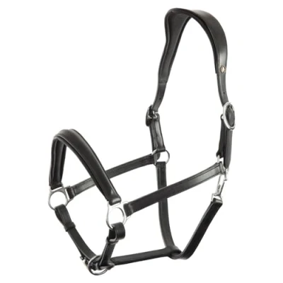 Afbeelding van BR Halster Aberdeen anatomisch kopstuk Full Zwart Zilver