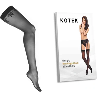 Afbeelding van KOTEK S007 Kousen S/M Zwart