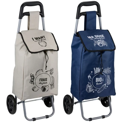 Afbeelding van Edco, Hulp bij het winkelen, Shopping trolley assortiert, Veelkleurig
