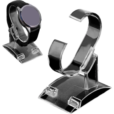 Afbeelding van OWO horloge sieraden armband houder standaard display transparant