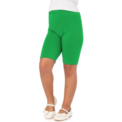 Afbeelding van Merry Style MS MS10 132 LE Meisjes Leggings Sport Vrijetijdsbroek Kort Viscose Sporbroek Yogabroek Groen 128