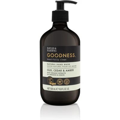 Afbeelding van Baylis &amp; Harding Goodness Handzeep Oudh, Ceder Amber 500ML