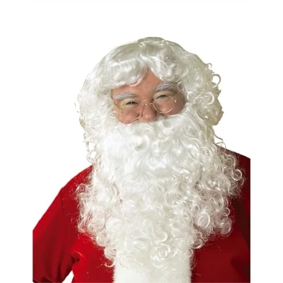 Afbeelding van Pruik en baard met snor Perre Noel RUBIES S1550
