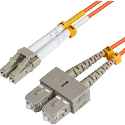 Afbeelding van Microconnect FIB4220005 2 InfiniBand en Glasvezelkabel 0,5 m LC SC Oranje