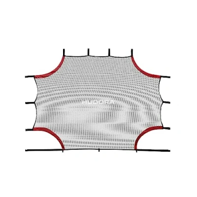 Afbeelding van HUDORA Kleine doelwand, veelzijdig doelnet met 4 versterkte doelgaten, robuust klittenbandsluitingen voor vele speelopties, hoogwaardige outdoor doelwand vrije tijd en training