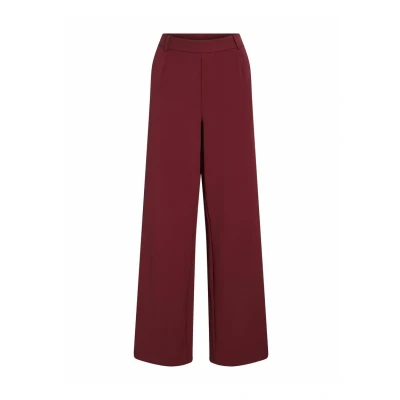 Afbeelding van VILA Varone Widenoos Broek, Dames, Maat: 34, Cabernet