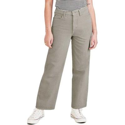 Afbeelding van Dockers High Waist Straight Cut Spijkerbroek Beige 26 Vrouw