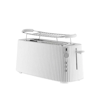 Afbeelding van Alessi Broodrooster Plisse Wit 1700 W MDL15 door Michele De Lucchi