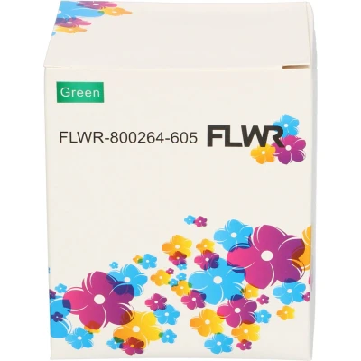 Afbeelding van FLWR Labels / Zebra verzendetiketten groen Geschikt voor