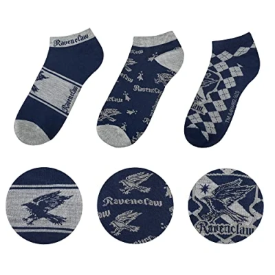 Afbeelding van Harry Potter: Ankle Socks Set of 3 Ravenclaw