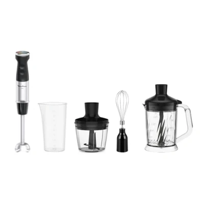 Afbeelding van Moulinex Quickchef+, staafmixer, technologie met Powelix messen, vermogen 1000 W, mixer snelmenging en stille modus, vaatwasmachinebestendig, DD67L8
