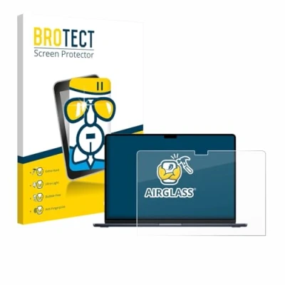 Afbeelding van BROTECT Screenprotector voor Apple MacBook Air 15&quot; M4 2025 Folie Beschermfolie Beschermglas transparant