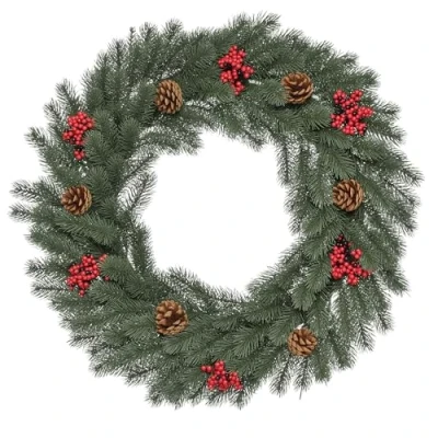 Afbeelding van HOMCOM Kerstkrans met sieraden 830 372