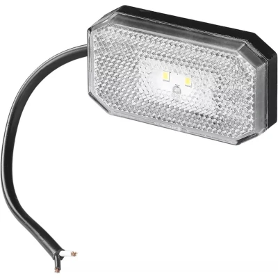 Afbeelding van ProPlus Witte LED markeringslamp waterdicht 80 x 44 mm 12/24V