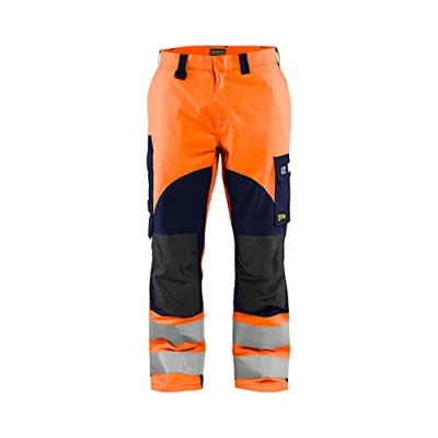 Afbeelding van Blaklader Multinorm inherent werkbroek 1588 1513 High Vis Oranje/Marineblauw C62