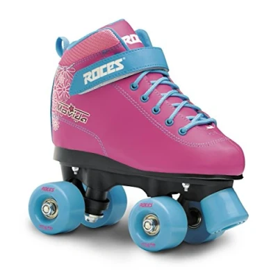 Afbeelding van Roces Rolschaatsen Maat 37Kinderen en volwassenen roze blauw wit