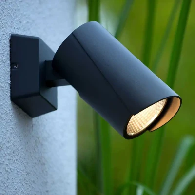 Afbeelding van Lucide MANAL Wandspot Buiten LED 1x12W 3000K IP65 Antraciet