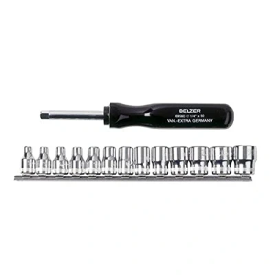 Afbeelding van Bahco rail set 1 4 dopsleutels 6729SM