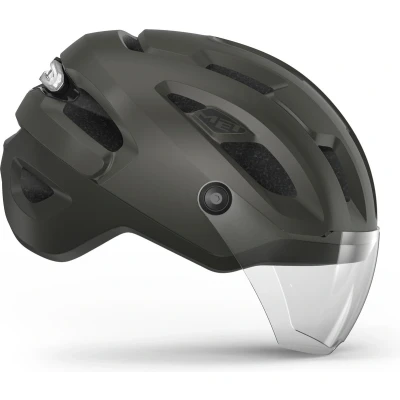 Afbeelding van MET Intercity MIPS Fietshelm Mannen &amp; Vrouwen E Bike Volwassenen Elektrische Fiets Maat S (52 56cm) NTA 8776 Titanium Metallic Matt (Grijs)