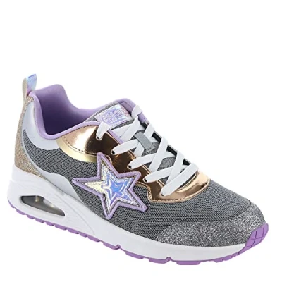 Afbeelding van Skechers UNO Sneakers laag gunmetal/multicoloured voor kinderen, Maat: 30, Gunmetal/multi coloured Textiel/ synthetisch