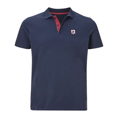 Afbeelding van Jan Vanderstorm polo Plus Size NISSE donkerblauw