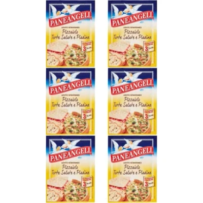 Afbeelding van 12x Paneangeli Lievito Pizzaiolo Torte Salate en Piadine Instant gist Mix 100% Italiaanse (3X 15g )