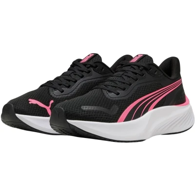 Afbeelding van Puma Unisex Pounce LITE Road hardloopschoen, zwart zon geslagen, 6.5 UK, Zwarte 40 EU