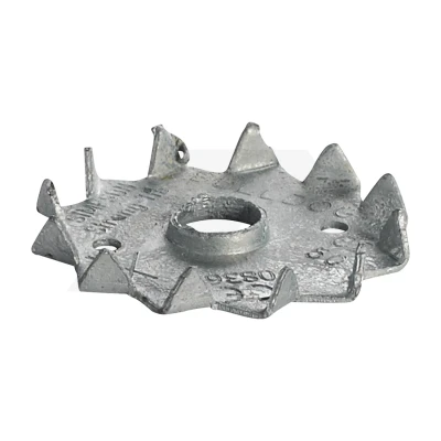 Afbeelding van GB Kramplaat enkelzijdig getand M10 E50 thermisch verzinkt 300 stuks GB07291