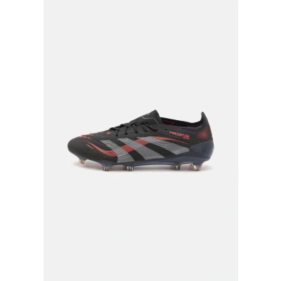 Afbeelding van adidas Performance Predator Elite FIRM Ground Voetbalschoenen met kunststof noppen, Heren, Maat: 45 1/3, Core black/grey four/lucid red