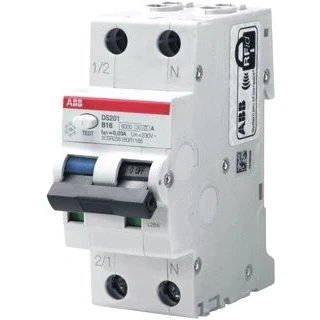 Afbeelding van ABB System pro M compact DS Aardlekautomaat 1P+N 16A 100mA