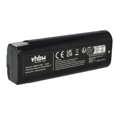 Afbeelding van vhbw 1 x accu compatibel met Paslode Impulse IM350 + Plus, IM350/90 CT, IM350A, IM350ct gereedschap (1500 mAh, NiMH, 6 V)