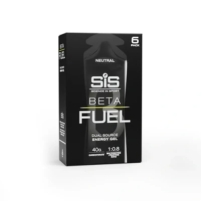 Afbeelding van Science in Sport BETA Fuel Dual Source Gel 6 x 60ml Niet gearomatiseerd Energiereiches Kohlenhydrate mit 40g Leicht verdauliches Energy für optimale Leistung