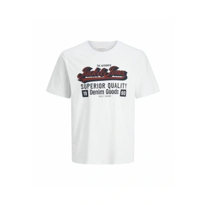 Afbeelding van JACK &amp; JONES Jjelogo Tee Ss Oneck 2 Col Aw25 Noos Pls Plus Size