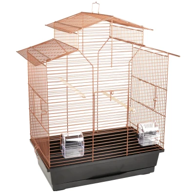 Afbeelding van Vogelkooi Numfor 1 Zwart/Koper