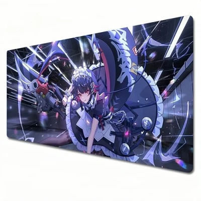 Afbeelding van Odrys Zenless zone zero muismat Gaming paarsXXL 900x400Kantoor bureau mat grootWaterdicht Anti slipEllen Joe (XXL)