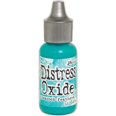 Afbeelding van Ranger Distress Oxide Re Inker 14 ml peacock feathers TDR57208 Tim Holtz