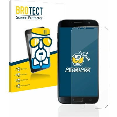 Afbeelding van BROTECT Screenprotector voor Samsung Galaxy S7 Folie Beschermfolie Beschermglas transparant