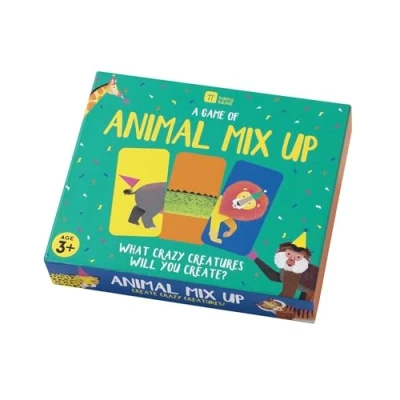 Afbeelding van Talking Tables MIXUP Animal Mix Up Game. Papier, Multi kleuren, Kidsgame