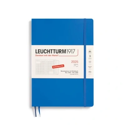 Afbeelding van LEUCHTTURM1917 370606 maandplanner &amp; notitieboek Composition (B5) 2025, 16 maanden, softcover, Sky, Duits