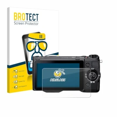 Afbeelding van BROTECT Screenprotector voor Sony Alpha NEX 5R Folie Beschermfolie Beschermglas transparant