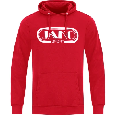 Afbeelding van Sweater met kap Retro Rood / 4XL