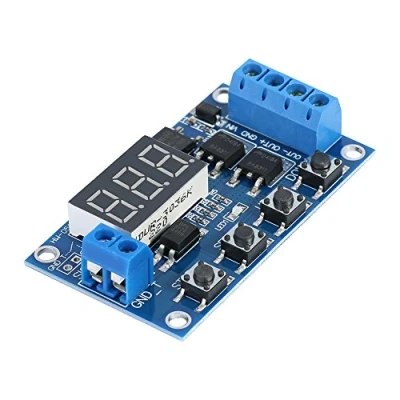 Afbeelding van DC5 36V Dual MOS Relaismodule Timer Account Switch Met Digitale LED Display Oneindige Cyclus
