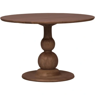 Afbeelding van BePureHome Eettafel Blanco 120 cm Mango Walnoot Hout